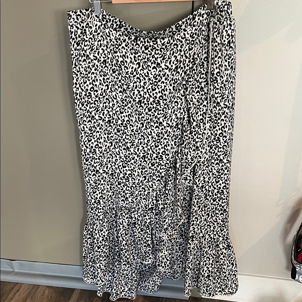 Leopard Print Women's Skirt